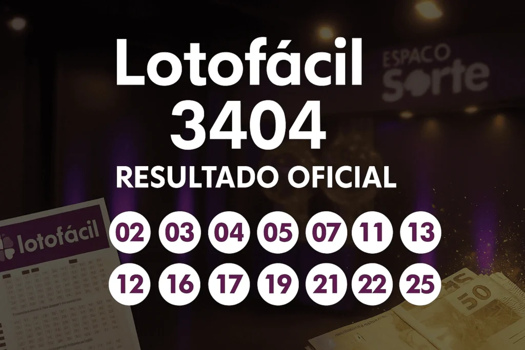 Lotofácil 3404